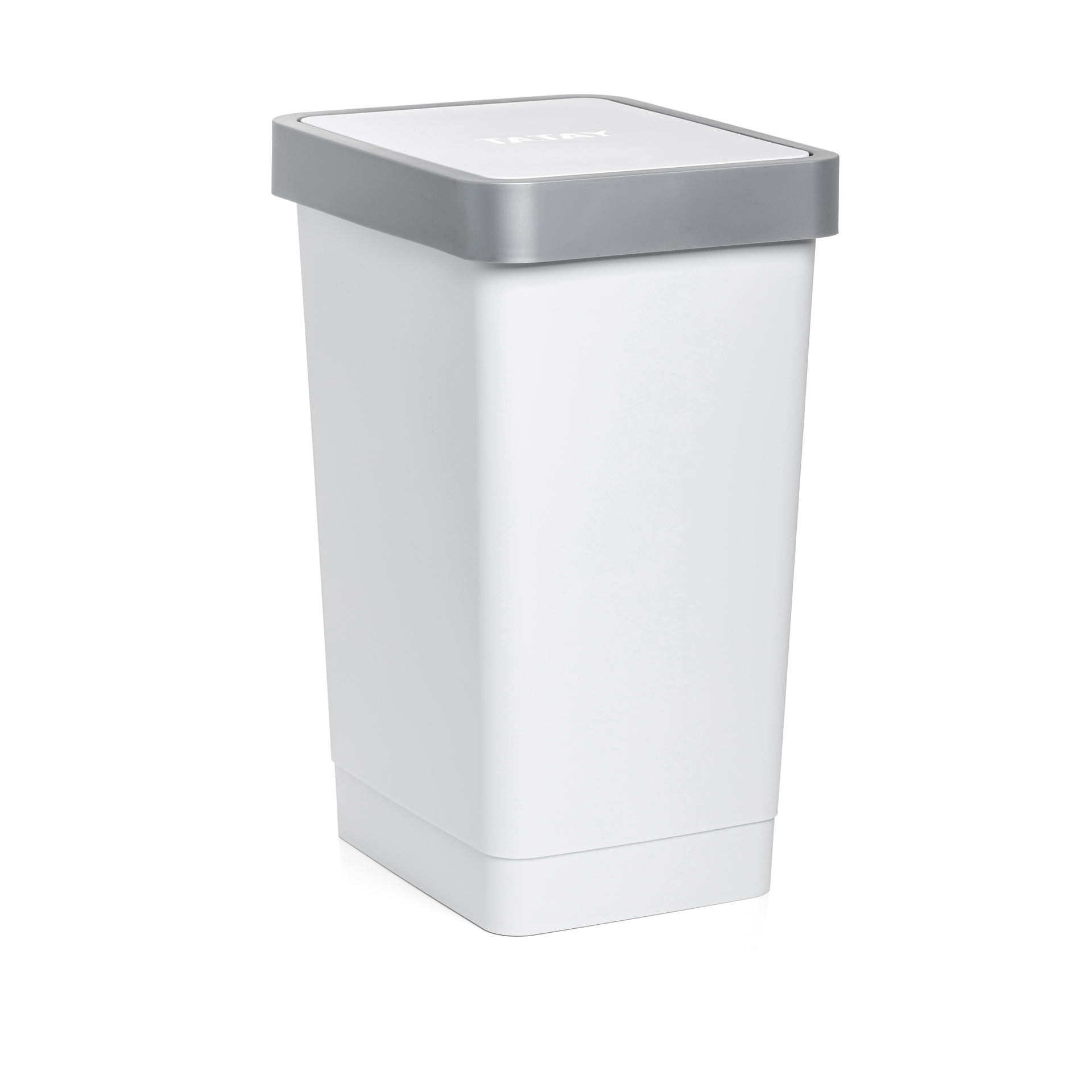 Balde Tampa Basculante Smart Branco 25L