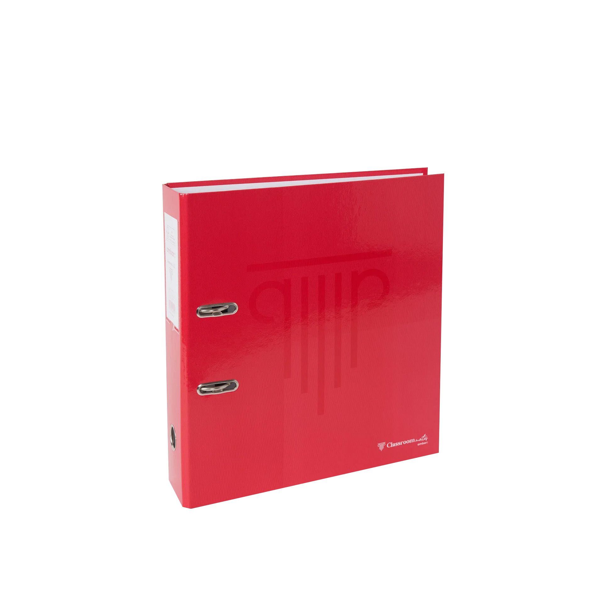 Pasta Arquivo Classroom Mates A4 L/L Ambar Vermelho