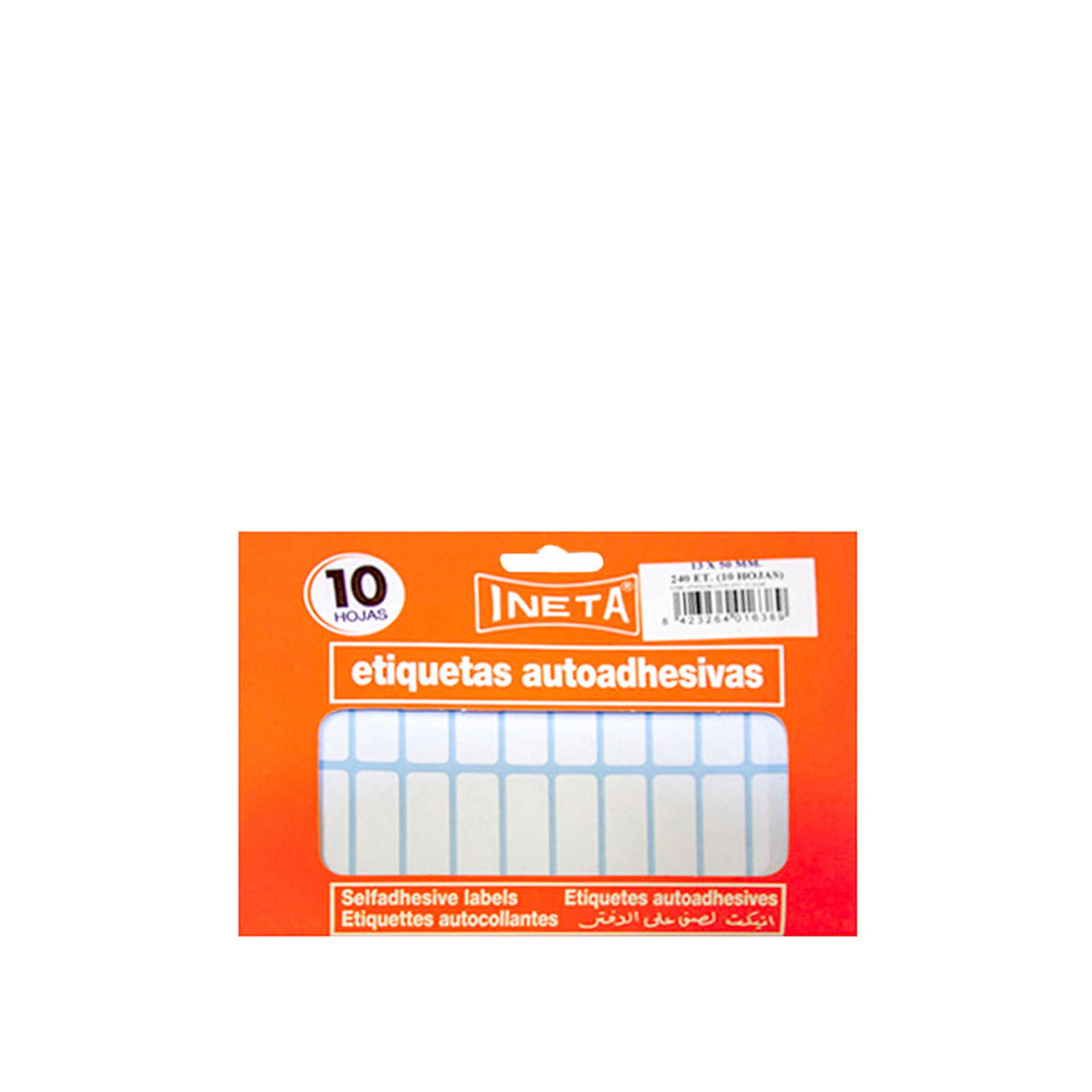 INETA BLISTER ETIQUETAS AUTOCOLANTES 13X40MM