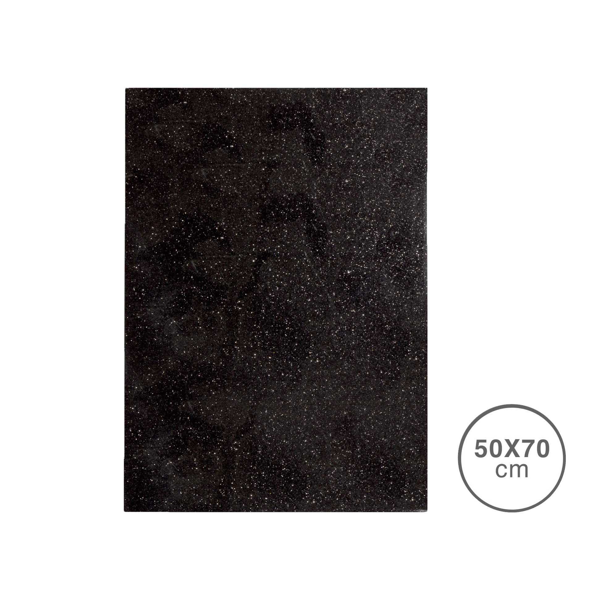 FAMA FOLHA ESPONJA EVA GLITTER 2MM 50X70CM
