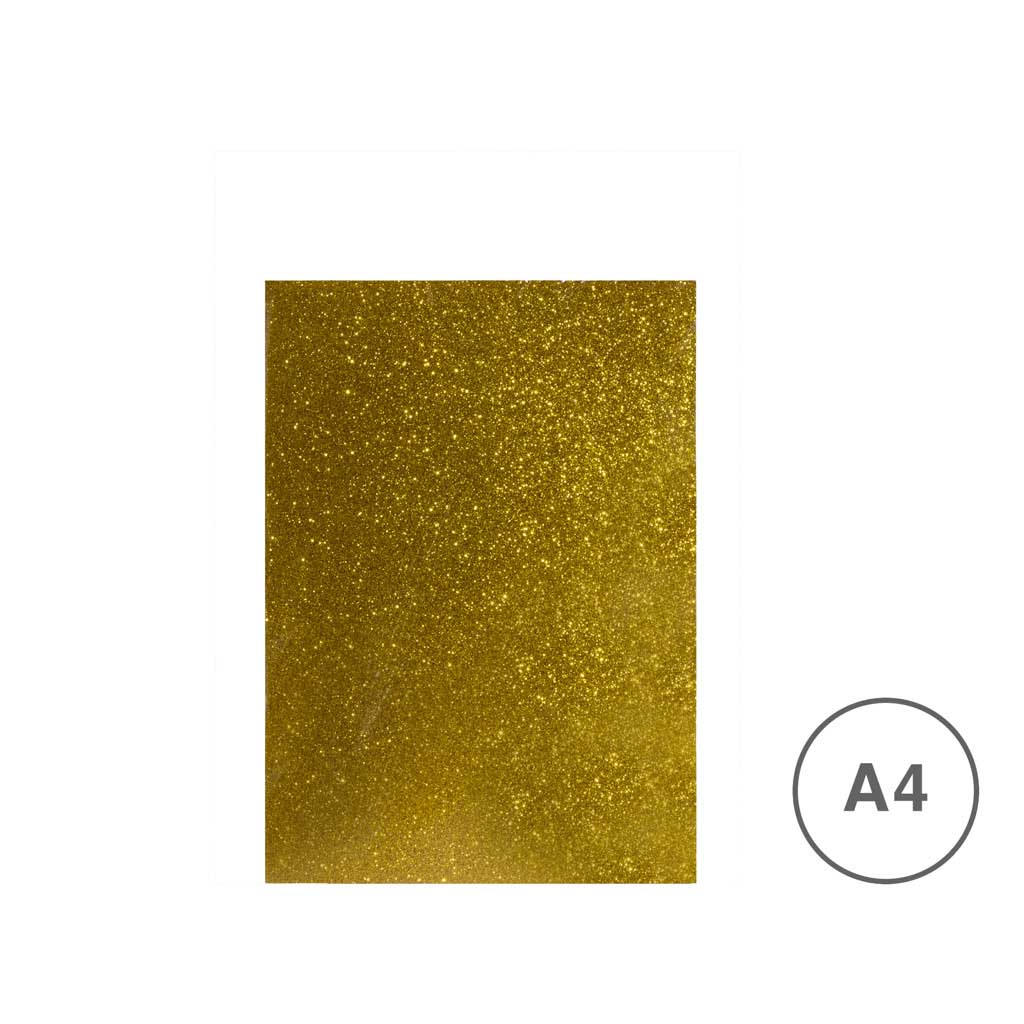 FAMA FOLHA ESPONJA EVA GLITTER A4 2MM 20X29CM