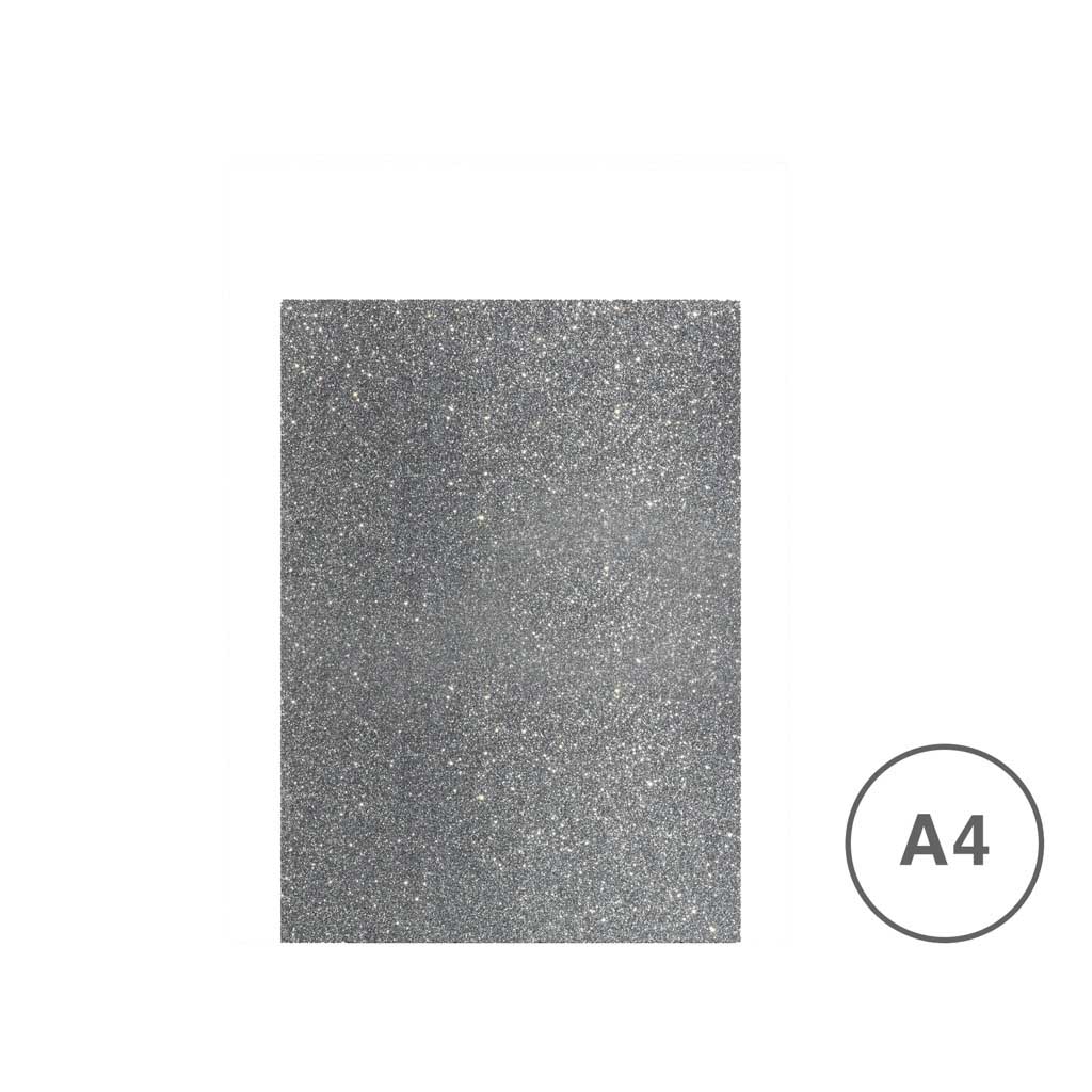 FAMA FOLHA ESPONJA EVA GLITTER A4 2MM 20X29CM