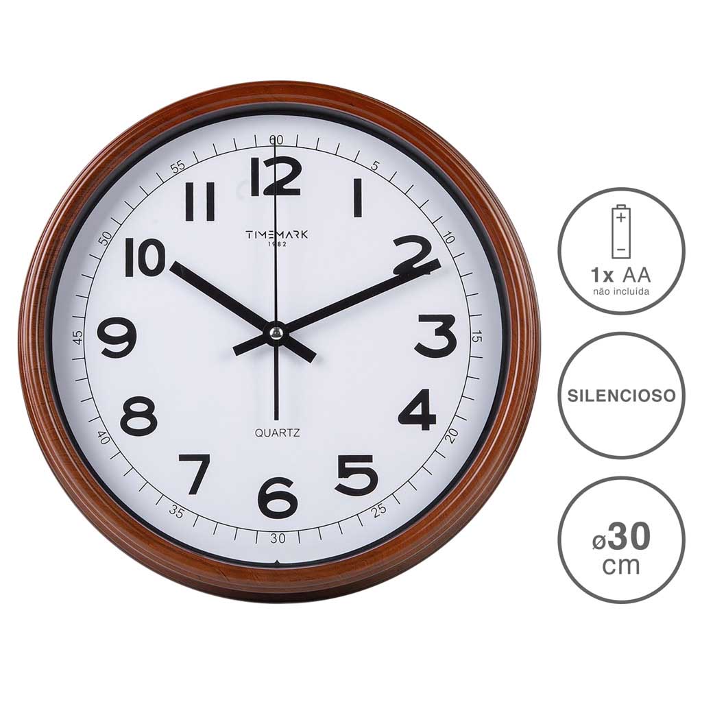 RELOGIO PAREDE Ø30CM