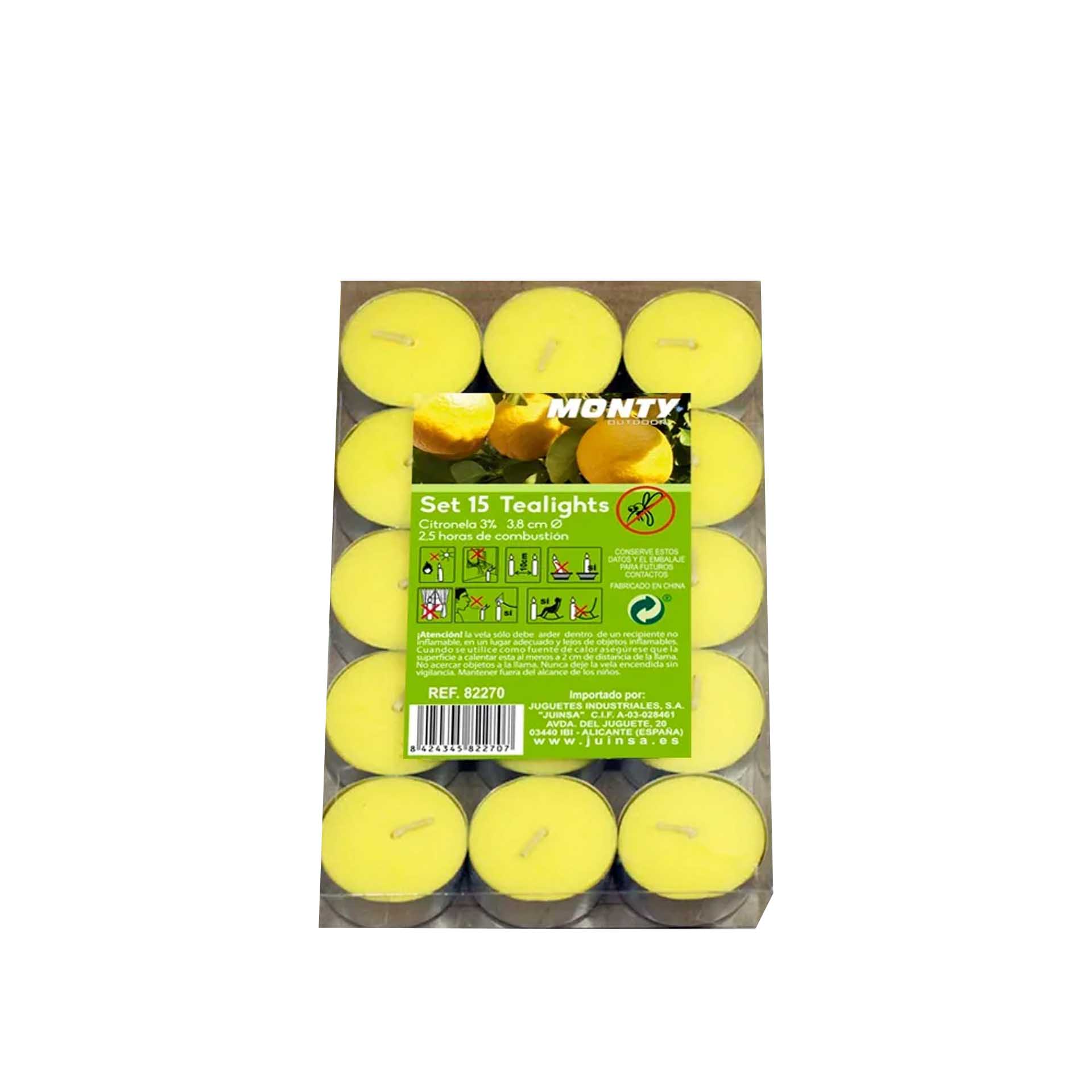 TEALIGHTS CITRONELA Ø3.8CM