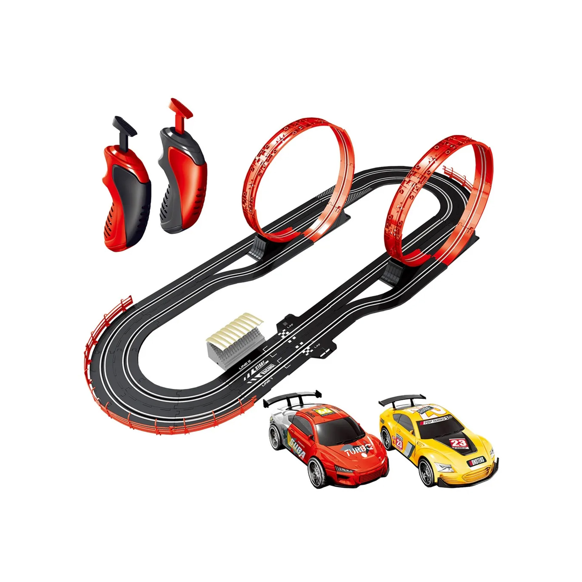 Pista Magnética 3 Em 1 Com 2 Carros 10CM