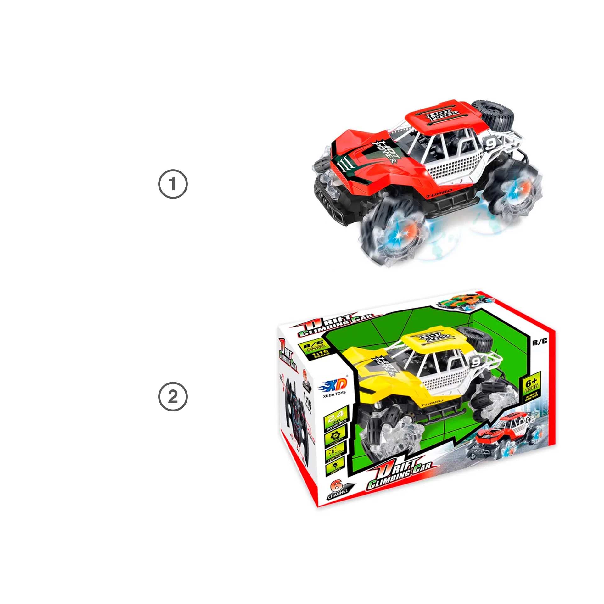 Carro R/C Buggy 20X14X10CM