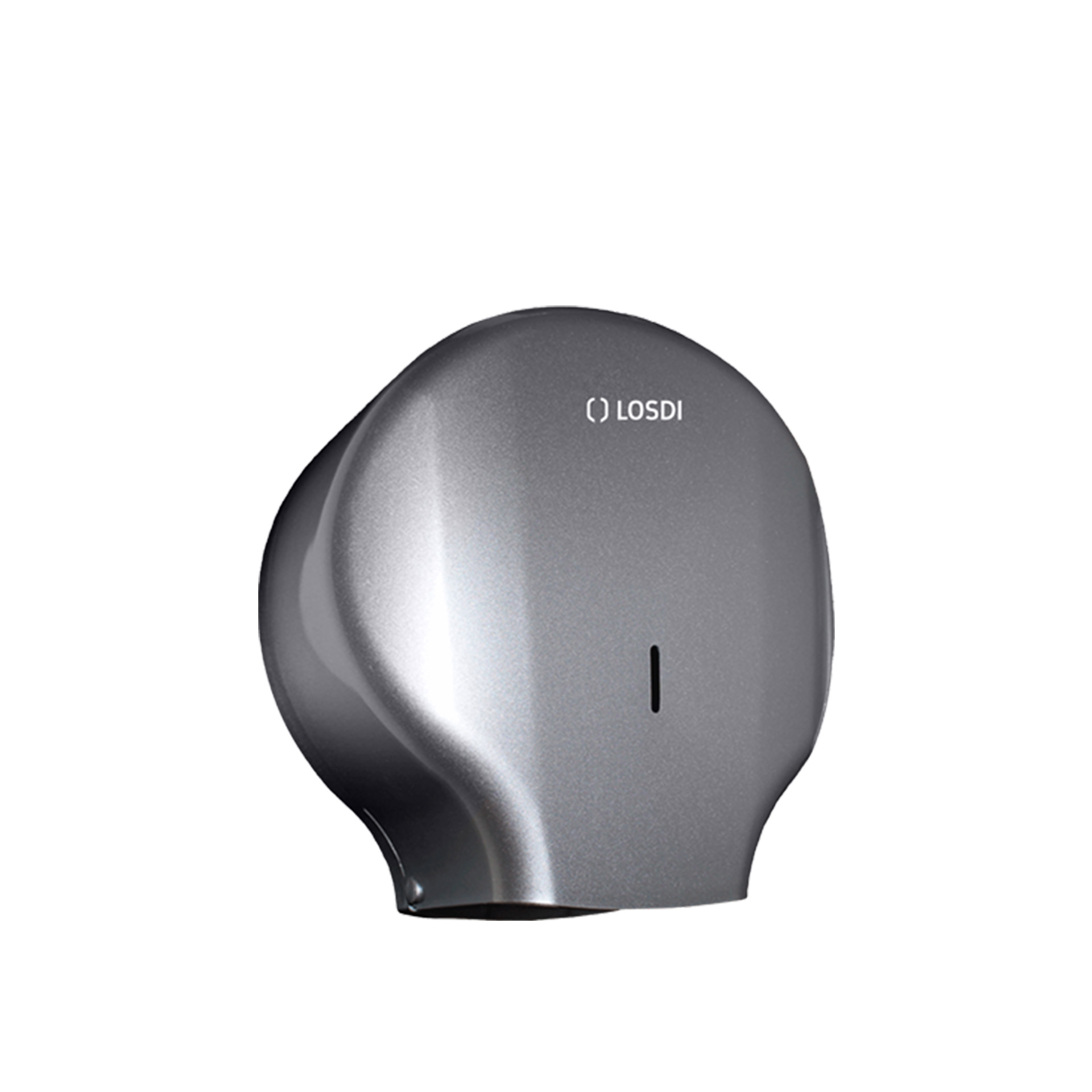 Dispensador Papel Higiénico Abs Elegance Cinza 26.8X13X29cm