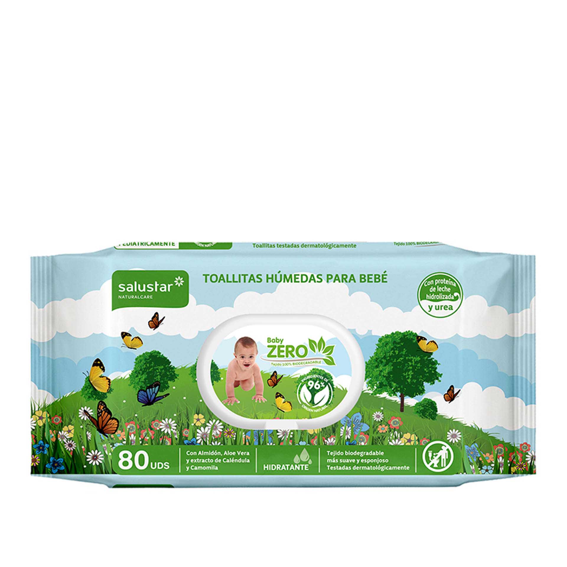 TOALHITAS INFANTIL BABY ZERO PACK 80