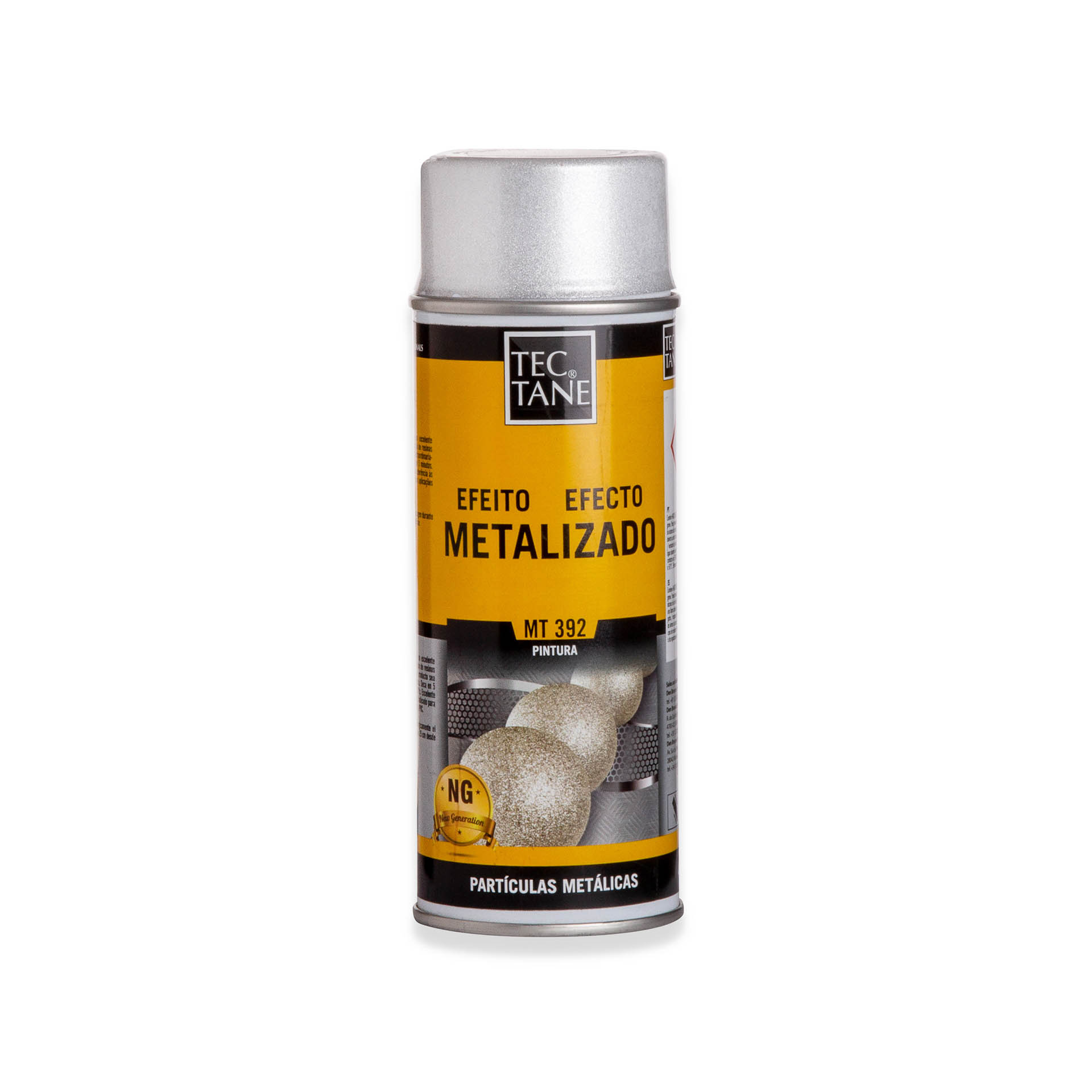 DEN BRAVEN SPRAY ACRILICO METALIZADO PRATA 400ML