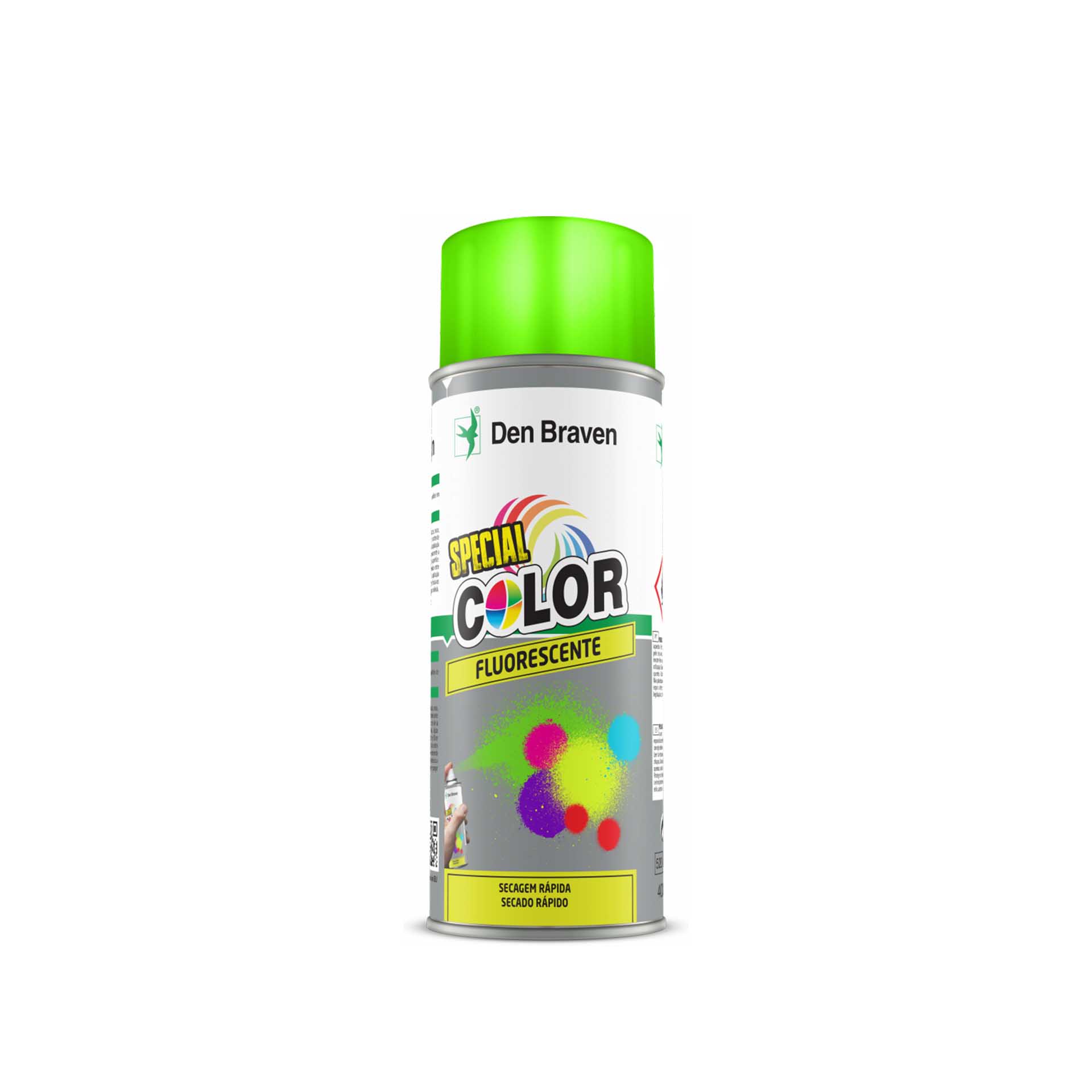 Spray Fluorescente 400ml Verde