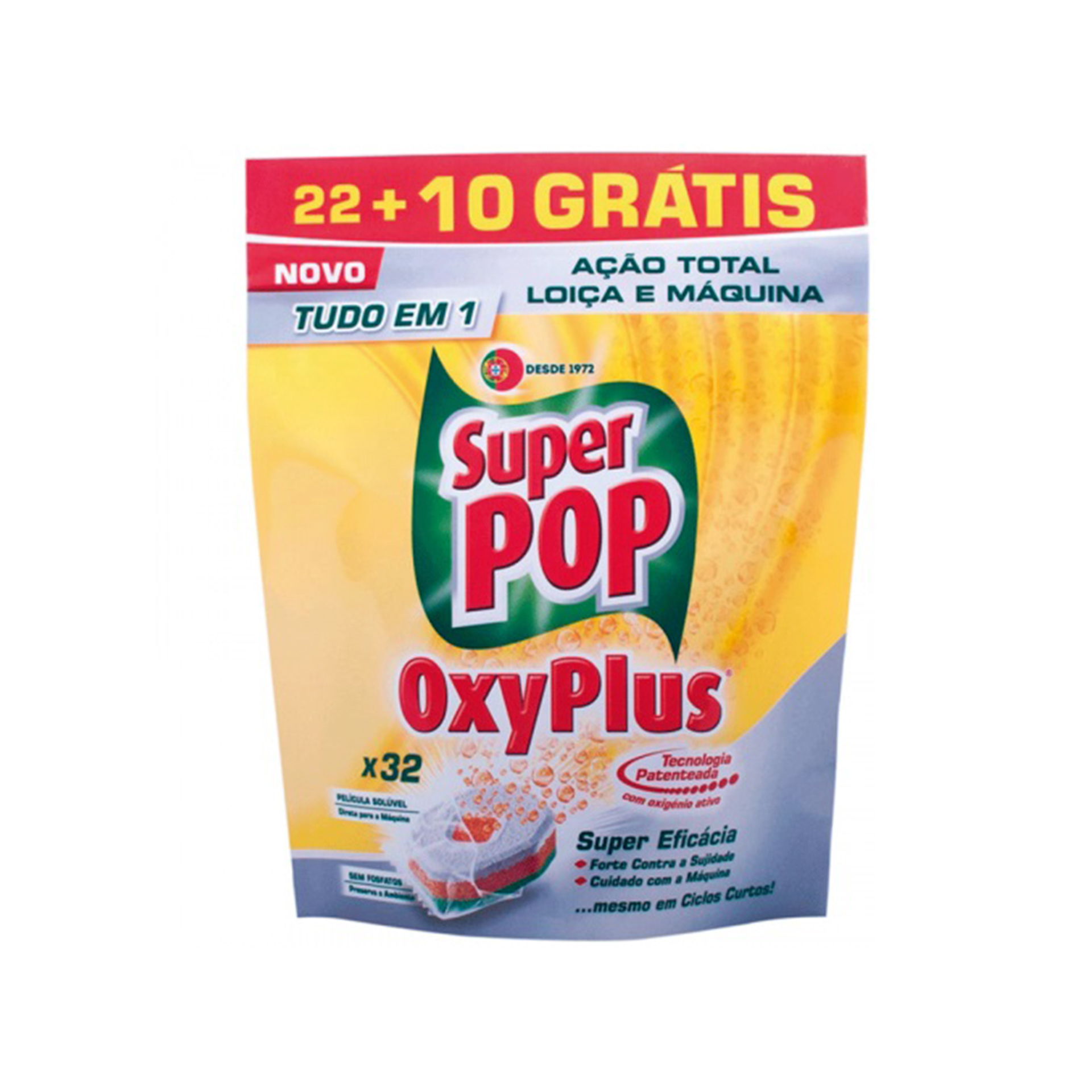 SUPER POP OXYPLUS PASTILHA MÁQUINA LOIÇA 22+10
