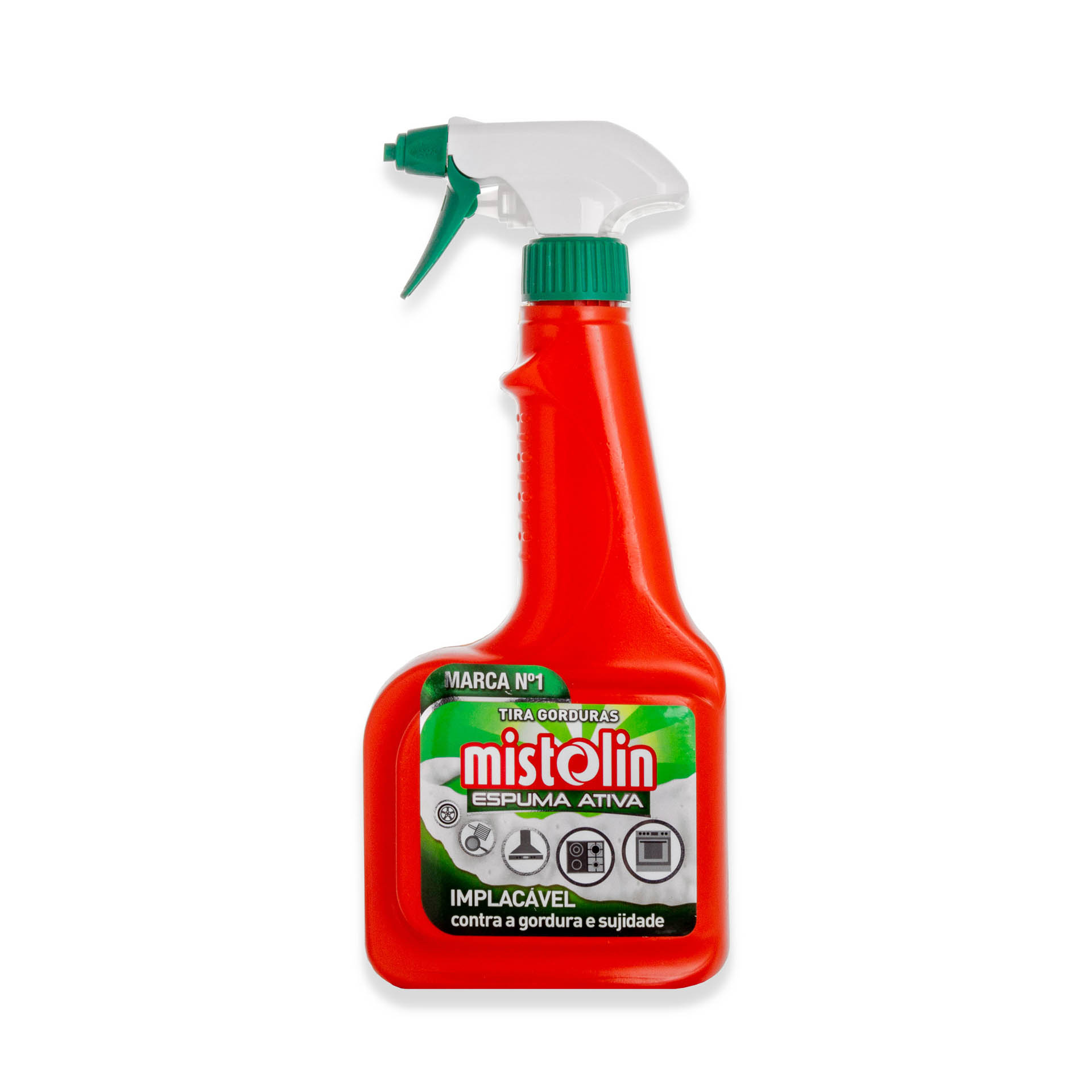MISTOLIN TIRA GORDURAS PISTOLA ESPUMA ATIVA 500ML