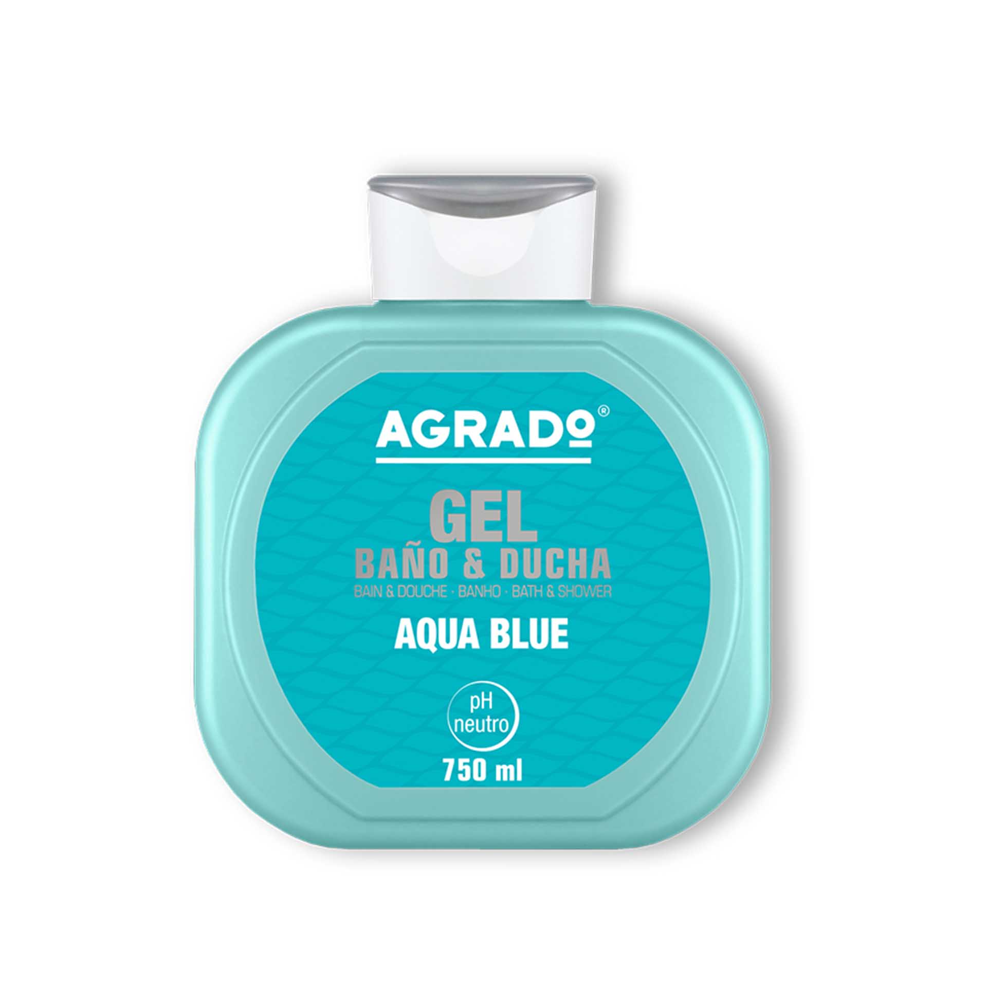 AGRADO GEL BANHO 750ML AQUA BLUE