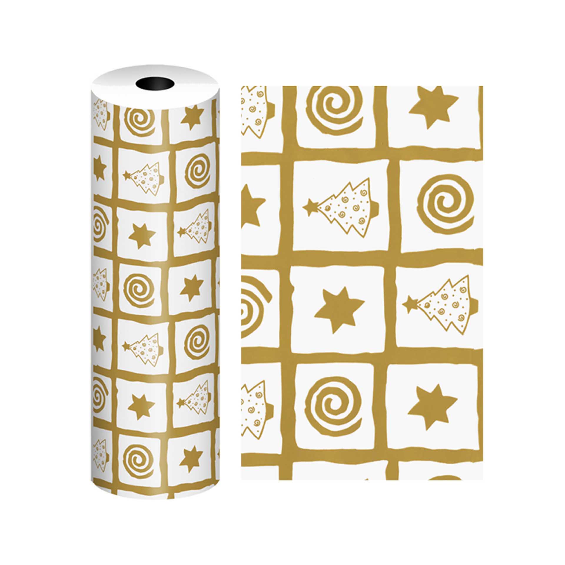 Bobine Papel Embrulho Celuloso Natal 4KG/62CM Fantasia