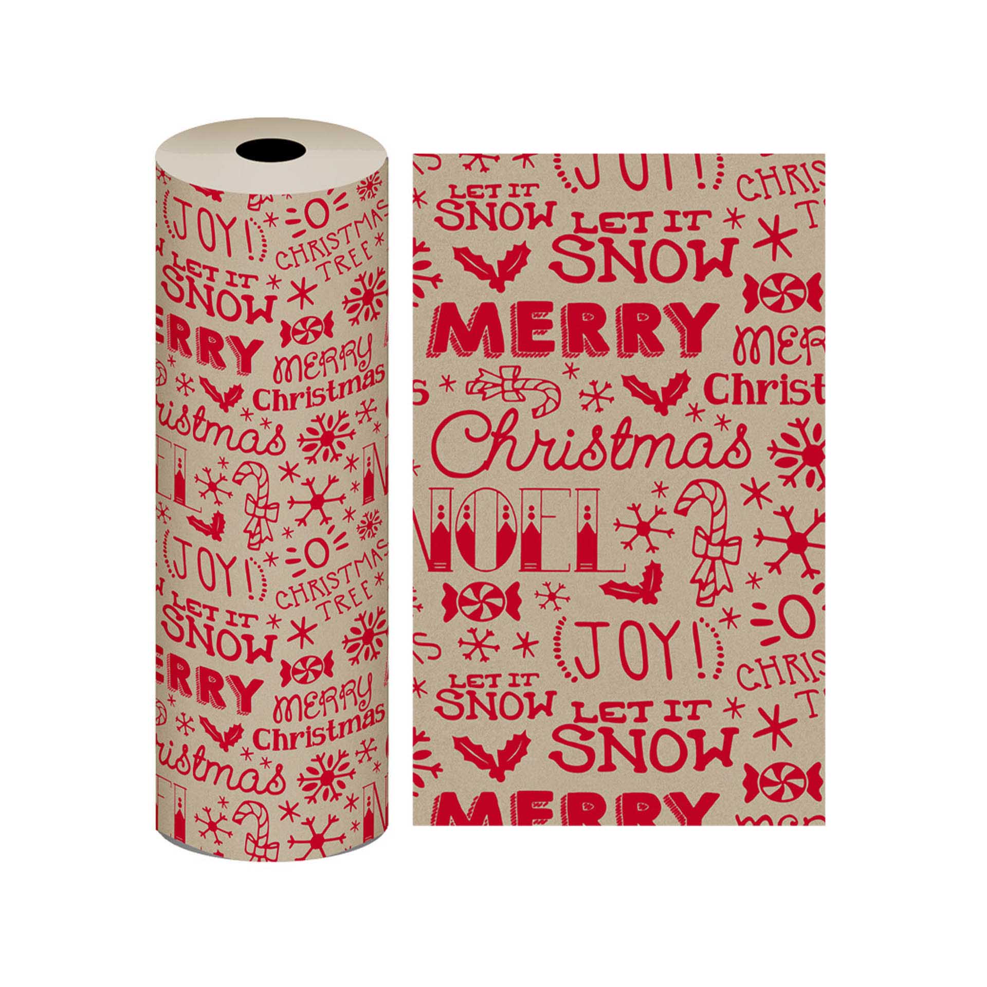 Bobine Papel Embrulho Celuloso Natal 4KG/62CM Fantasia