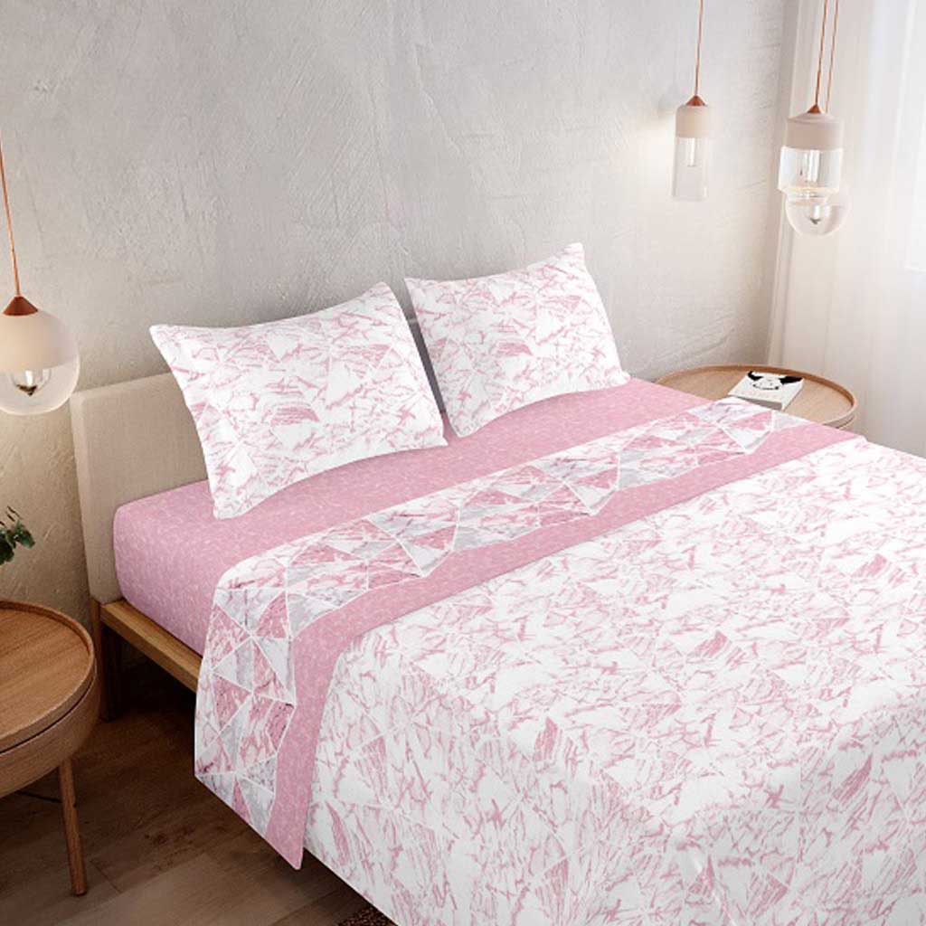 AMO CORALINA JOGO CAMA DESENHO 94 ROSA 260X290CM