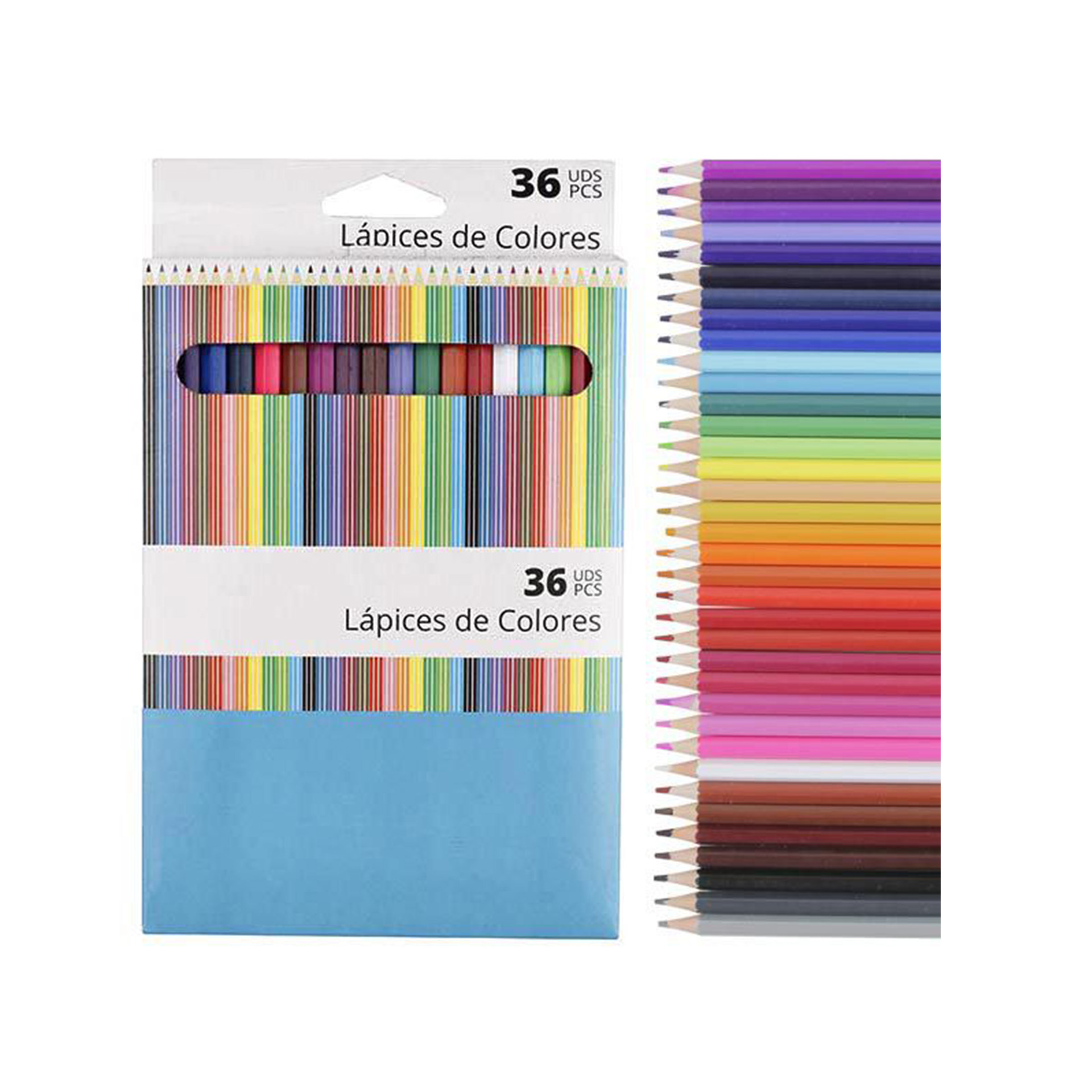 Lápis Cor 36 Cores 17CM