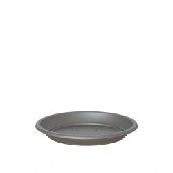 Prato Venezia Redondo 55cm Para Vaso 60cm Antracite Prato Venezia Redondo 55cm Para Vaso 60cm Antracite
