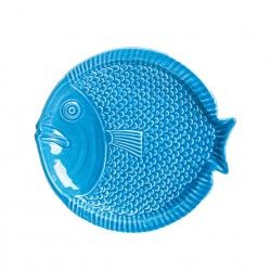 Prato Raso Peixe Cermica 25cm