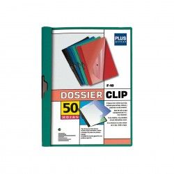 Dossier Clip Metal Lateral Verde A4 50 Folhas 240X310mm