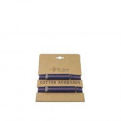 Par Braadeiras Vintage Algodo Azul