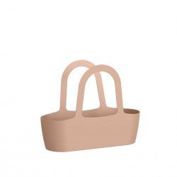 Floreira Bolsa Paris 43X16X34cm 7L Bege Escuro