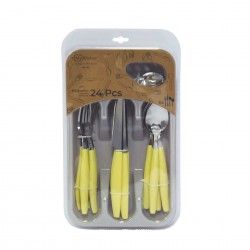 Talheres + Tabuleiro Bege 19.5X32.5X4.5cm Pack 25
