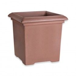 Vaso Plstico Quadrado Liso Bronze N.50 50X50X50cm