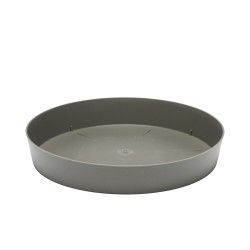 Prato Pl�stico Tes Redondo Antracite �28x4.4cm