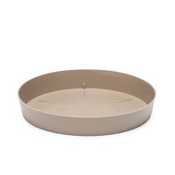 Prato Plástico Tes Redondo Toupe Ø28x4.4cm Prato Plástico Tes Redondo Toupe Ø28x4.4cm