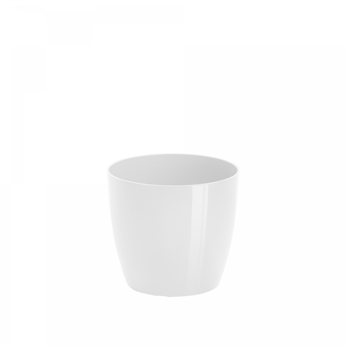VASO SAN REMO MATE 42CM AUTO-IRRIGAÇÃO BRANCO - Ronde Bloempot Met Wieltjes En Zelfbewatering