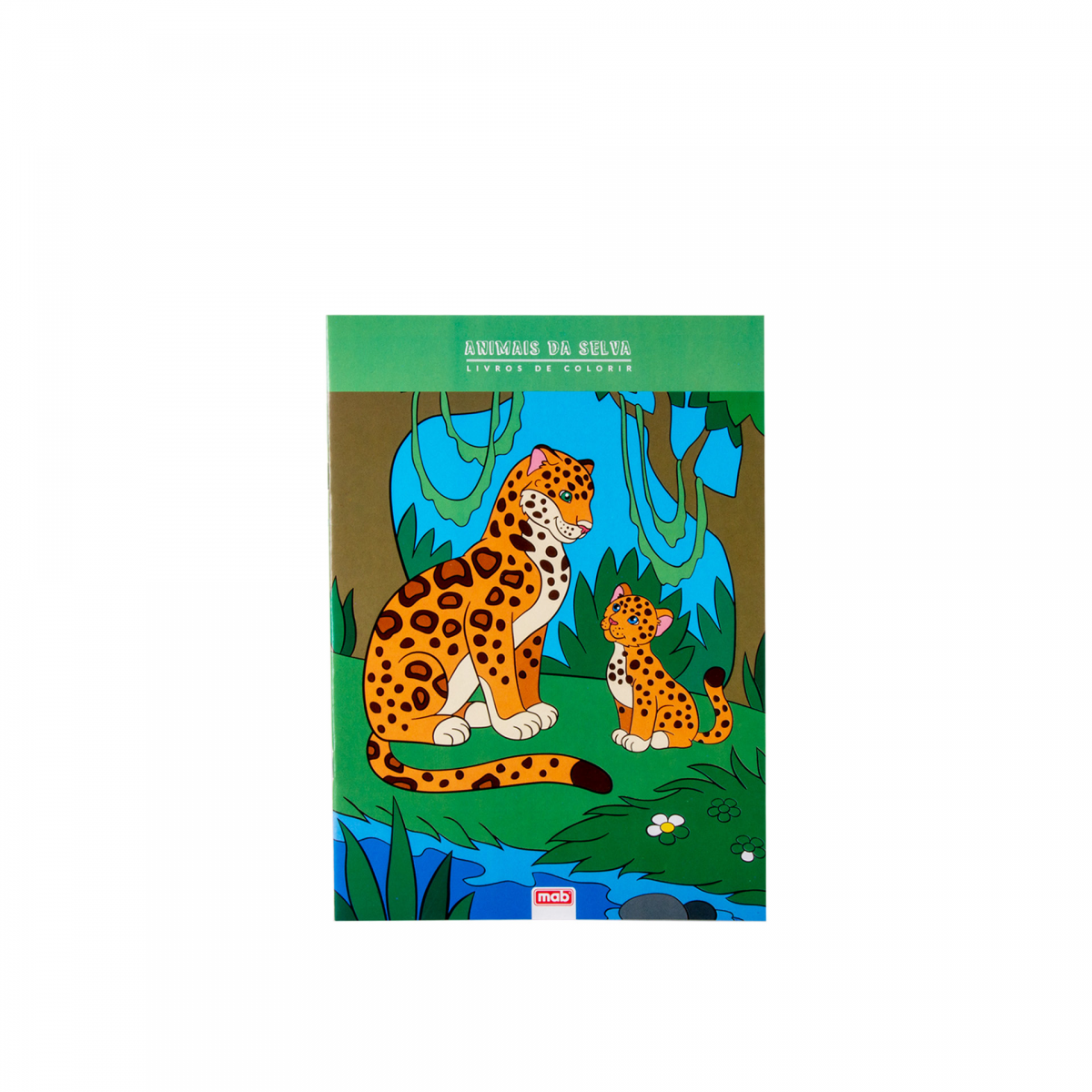 Livro de Colorir Animais da Selva 24, Livros pintura