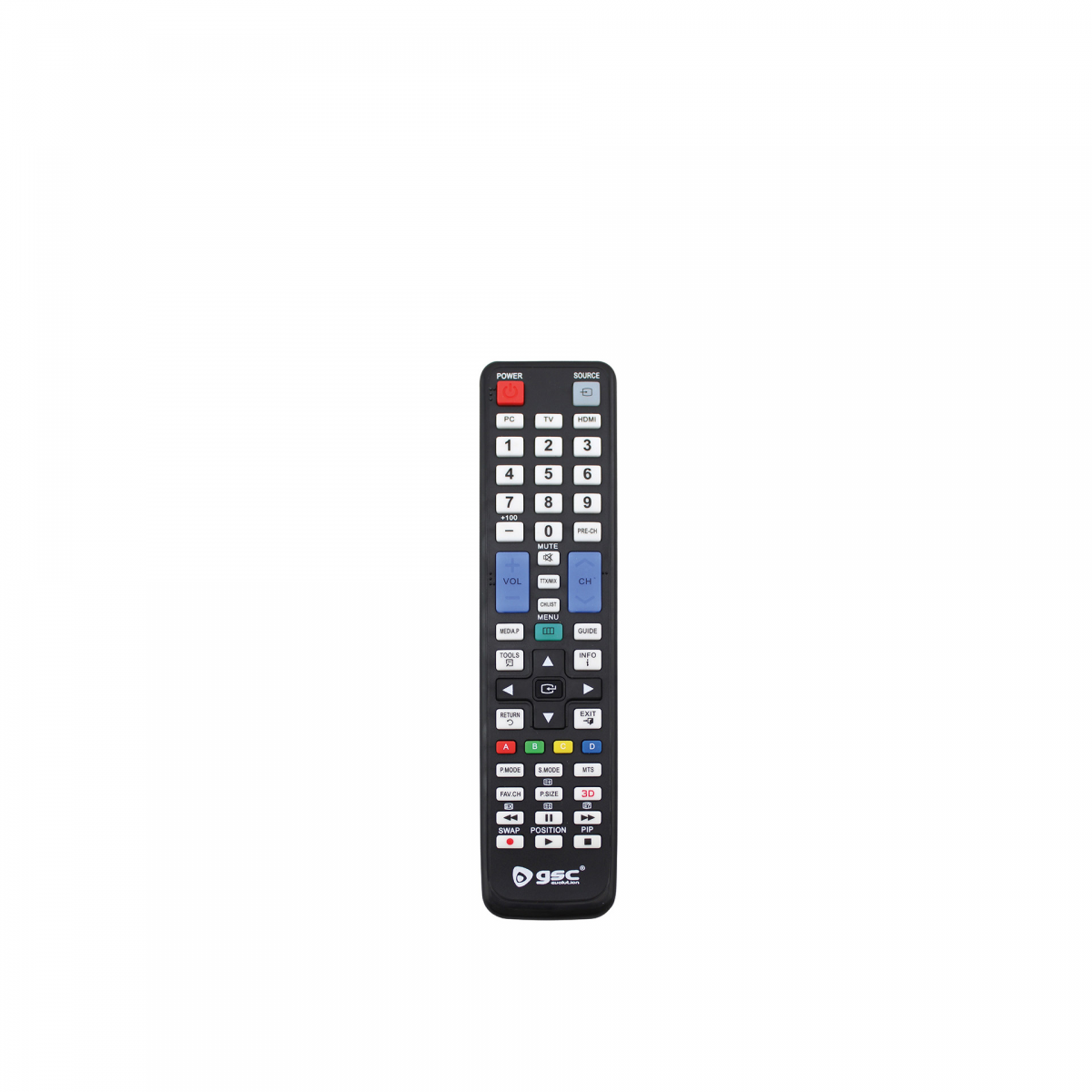 Comando Universal Tv Samsung - 59.02.05.1308.0001-Preto