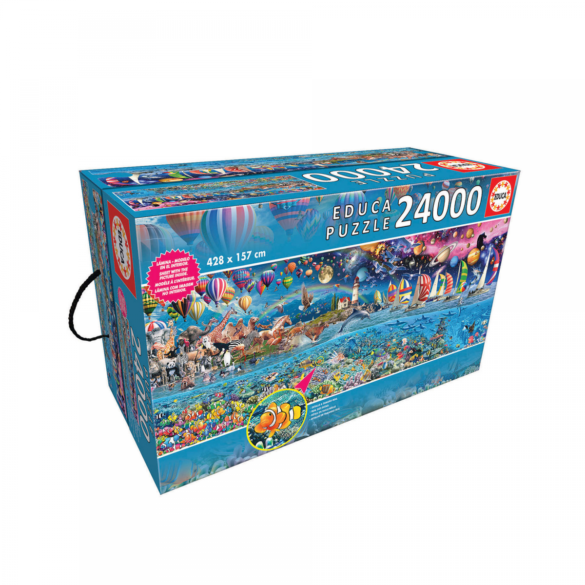 Puzzle Educa 24000 Pecas A Vida 64.02.01.0835.0103 UNC Ribrudi Loja Online
